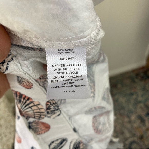 NWT Woman Plus LIZ CLAIBORNE Pull ON SEASHELL SHORTS Size 2X Beige & POCKETS $49 - Picture 13 of 14